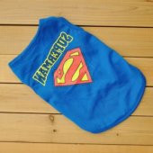 Pet Style KEDİ VE KÖPEK İÇİN ( SÜPERMAN ) ELBİSE,KIYAFET, S-M-L BEDEN - 1