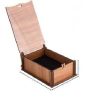 Worldshop ÇİFT KALP MODEL TAKI SETİ KOLYE KÜPE 18 GP ALTIN KPLM. AHŞAP KUTU İÇERİSİNDE - 6