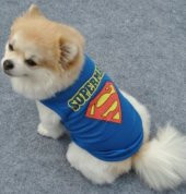 Pet Style KEDİ VE KÖPEK İÇİN ( SÜPERMAN ) ELBİSE,KIYAFET, S-M-L BEDEN - 3