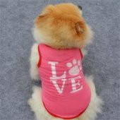 Pet Style KEDİ VE KÖPEK İÇİN LOVE ELBİSE,KIYAFET, XS-S-M-L BEDEN - 3