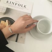Worldshop PANDORA TARZ, MELEK KANADI (ANGEL)GÜMÜŞ BANGLE BİLEKLİK - 5