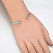 Worldshop PANDORA TARZ, MELEK KANADI (ANGEL)GÜMÜŞ BANGLE BİLEKLİK - 6