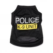 Worldshop KEDİ VE KÖPEK İÇİN K9 POLİS ELBİSE,KIYAFET, XS-S-M-L BEDEN - 1