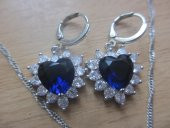 Worldshop SWAROVSKİ TAŞLI GÜMÜŞ PIRLANTA İŞLEMELİ TAKI SETİ, AHŞAP KUTU İÇERİSİNDE - 3