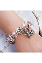 Worldshop Pandora Tarz, Yeni Trend,Deniz Kabuğu Temalı Charm Bileklik, Ahşap Kutu Içerisinde - 4