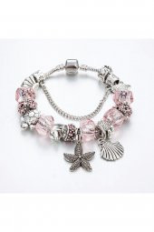 Worldshop Pandora Tarz, Yeni Trend,Deniz Kabuğu Temalı Charm Bileklik, Ahşap Kutu Içerisinde - 5