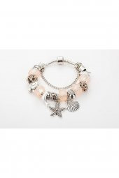 Worldshop Pandora Tarz, Yeni Trend,Deniz Kabuğu Temalı Charm Bileklik, Ahşap Kutu Içerisinde - 7