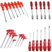 Anadolu Strong 25 Parça Yıldız Düz Tornavida + Tork Tornavida + Lokma Takımı + T Alyan Tornavida Seti - 2