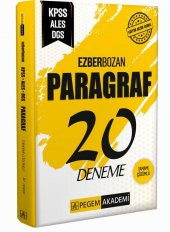 Pegem Yayınları Kpss Ales Dgs Ezberbozan Paragraf 20 Deneme - 1