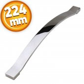 Çekmece Mutfak Dolap Kapak Kulbu 224 mm Krom Metal Kulp - 1