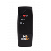 2000w Camlı Kumandalı Normgas İnfrared Dış Mekan Isıtıcı Heating Systems Siyah - 7