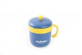 TANTİTONİ TEDEMEI PASLANMAZ ÇELİK YUVARLAK YEMEK TAŞIMA KABI 260ML - 1