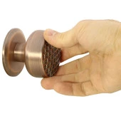 Kestila Kapı Tokmağı Topuzu Kolu Metal Tokmak Antik Bakır - 2