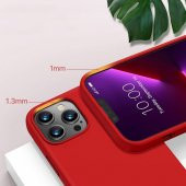 Apple iPhone 14 Pro Kılıf Ultra İnce Renkli Silikon Kapak - 7
