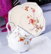 Kosova Flower Porselen 6lı Fincan Takımı Krem ZJN-01 - 1