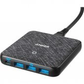 Anker PowerPort Atom III Slim 4 Çıkışlı 65W Power Delivery Gan Hızlı Şarj Cihazı - A2045 - 1