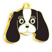 Altın Kaplama Cavalier King Charles Köpek Künyesi (Açılmasın) - 1