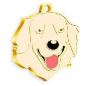 Altın Kaplama Golden Retriever Köpek Künyesi - 1