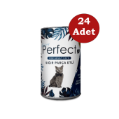 Perfect Parça Sığır Etli Kedi Konservesi 400 gr x 24 Adet - 1