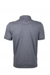 VAV Tlac-01 Polo Yaka Tişört Koyu Füme XS - 3