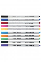 Globox Fineliner Keçe Uçlu Kalem 10 Renk Pvc Kutu - 1