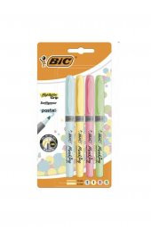 Bic Fosforlu Kalem Brite Liner Pastel 4 Renk - 1