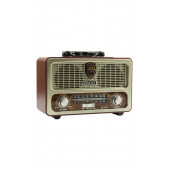Meier M-111bt Nostaljik Ahşap Retro Fm Radyo Usb Sd Bluetooth - 1