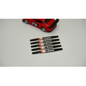 DK Audi S Line Logo Kapı Kolu 5Li Damla Desen Sticker Set - 2
