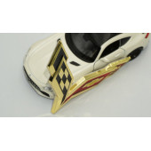 Chevrolet Corvette C6 C7 Logo Bagaj 3M 3D Metal Logo Amblem thumbnail 5