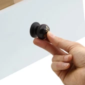 Santemolin Lüks Porselen Düğme Mobilya Mutfak Çekmece Dolap Dolabı Kulpu Kulbu Siyah Gold Kulpları thumbnail 6