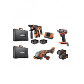 Aeg BBH18BL + BSS18C3B3 + BEWS18-125BLPX Profesyonel Akülü Set - 1