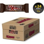 Eti Maximus Sütlü Çikolata Kaplı Yer Fıstıklı Karamelli Nuga Bar 24 x 36 gr - 2