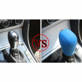 Dsg Vites Topuzu Kılıfı - Volkswagen Skoda Golf Passat Octavia Superb Leon Dsg Vites Topuzu Kılıfı Mavi - 5