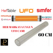 60 Cm Infrared Ufo Isıtıcı 23mm ElektrikliSoba Camı - 1