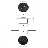 Masa Oturma Grubu Mini Usb Şarj Cihazı Siyah Adaptörsüz - 3