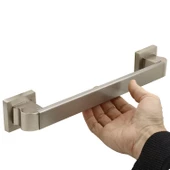 Bersel Sürgülü Kapı Çekme Kolu Tutma Kulpu Kulbu Çelik Dış Kapı Tutamağı Kol Saten 30 Cm thumbnail 4