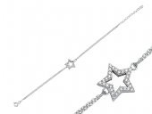 SilverPoint Yıldız Desen Zincir Bileklik - 1