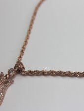 SilverPoint Lale Plaka Kolye thumbnail 2