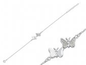SilverPoint Mini Kelebek Figürlü Kadın Bileklik - 1