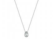SilverPoint Damla Figürlü Zirkon Taşlı Gümüş Kolye - 1