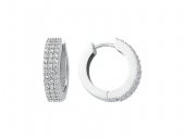 SilverPoint Zirkon Taşlı Kadın Küpe - 1