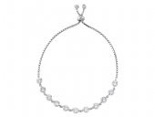 SilverPoint Yuvarlak Taşlı Asansörlü Bileklik - 1