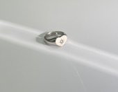 SilverPoint Zirkon Taş Detay Kalp Desen Yüzük - 1