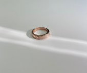 SilverPoint Rose Kaplama Zirkon Taş Detaylı Gümüş Yüzük - 2