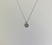 SilverPoint Renkli Zirkon Taşlı Nazar Boncuk Kolye - 2
