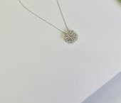 SilverPoint Baget Taşlı Kalp Figürlü Kolye thumbnail 2