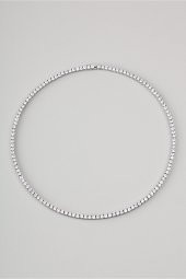 SilverPoint 4mm Yuvarlak Taş Suyolu Kolye - 1
