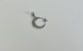 SilverPoint Ay Yıldız Figürlü Kolye Ucu - 2