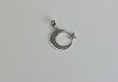 SilverPoint Ay Yıldız Figürlü Kolye Ucu - 1