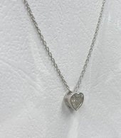 SilverPoint Kalp Çerçeve Detay Zirkon Taşlı Kolye - 2